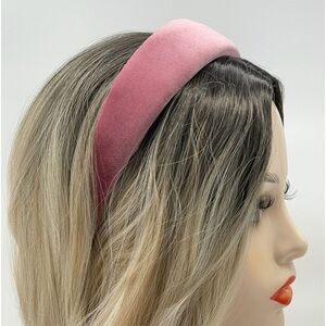 𝅺dusty Pink Velvet Headband Hair Accessory.